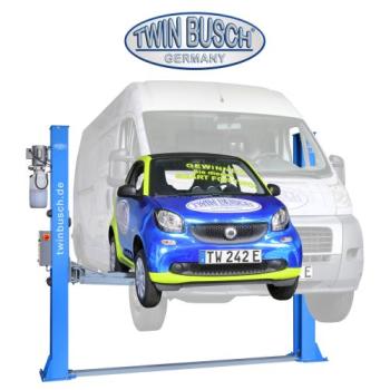 Twin Busch 2-Säulen-Hebebühne 4.2t – Basic-Line – automatische Entriegelung TW242E